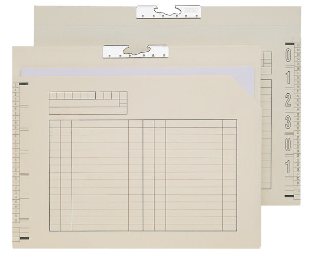 Medical Insert file with pocket on the right, Folio