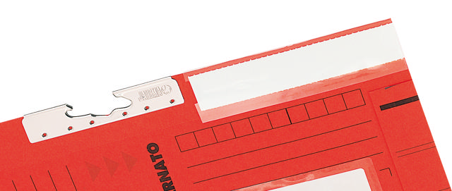 Self-adhesive label holder, 108 x 31 mm, 5 x 6''