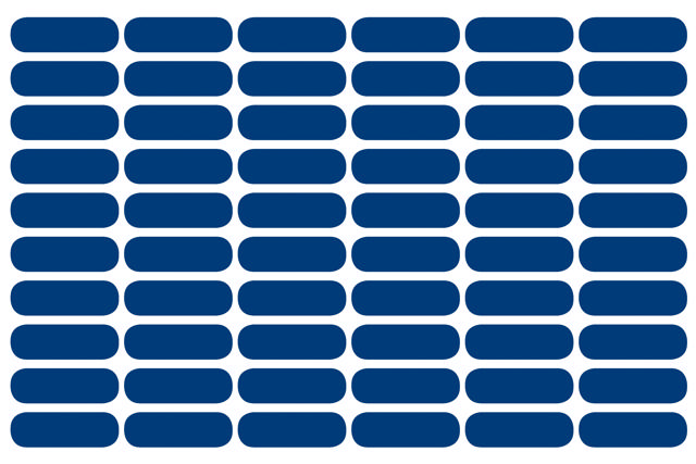 Color Sign labels, 100 sheets à 60 pcs. per colour, per box: DARK BLUE