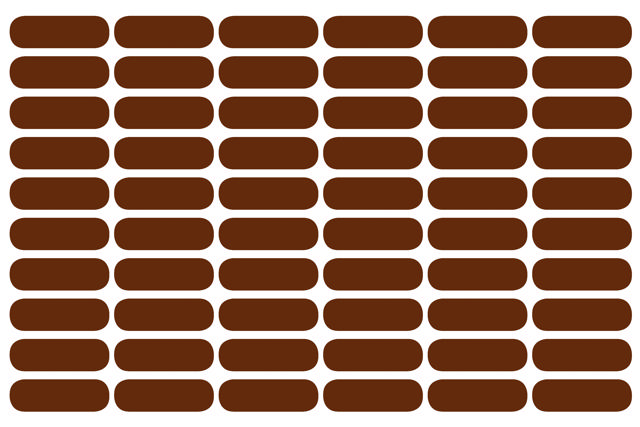 Color Sign labels, 100 sheets à 60 pcs. per colour, per box: BROWN